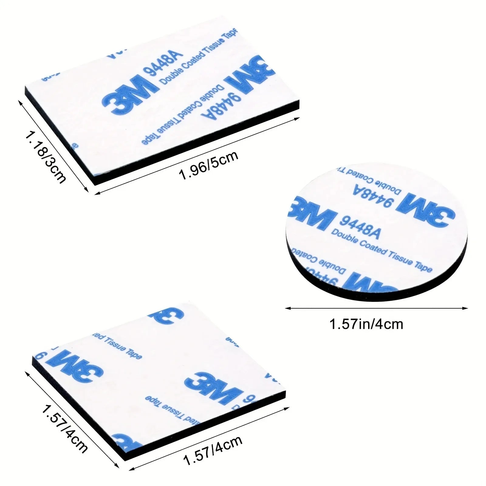 30pcs Double Sided Tape, Wall Tape Suitable For Home, Office, Car,