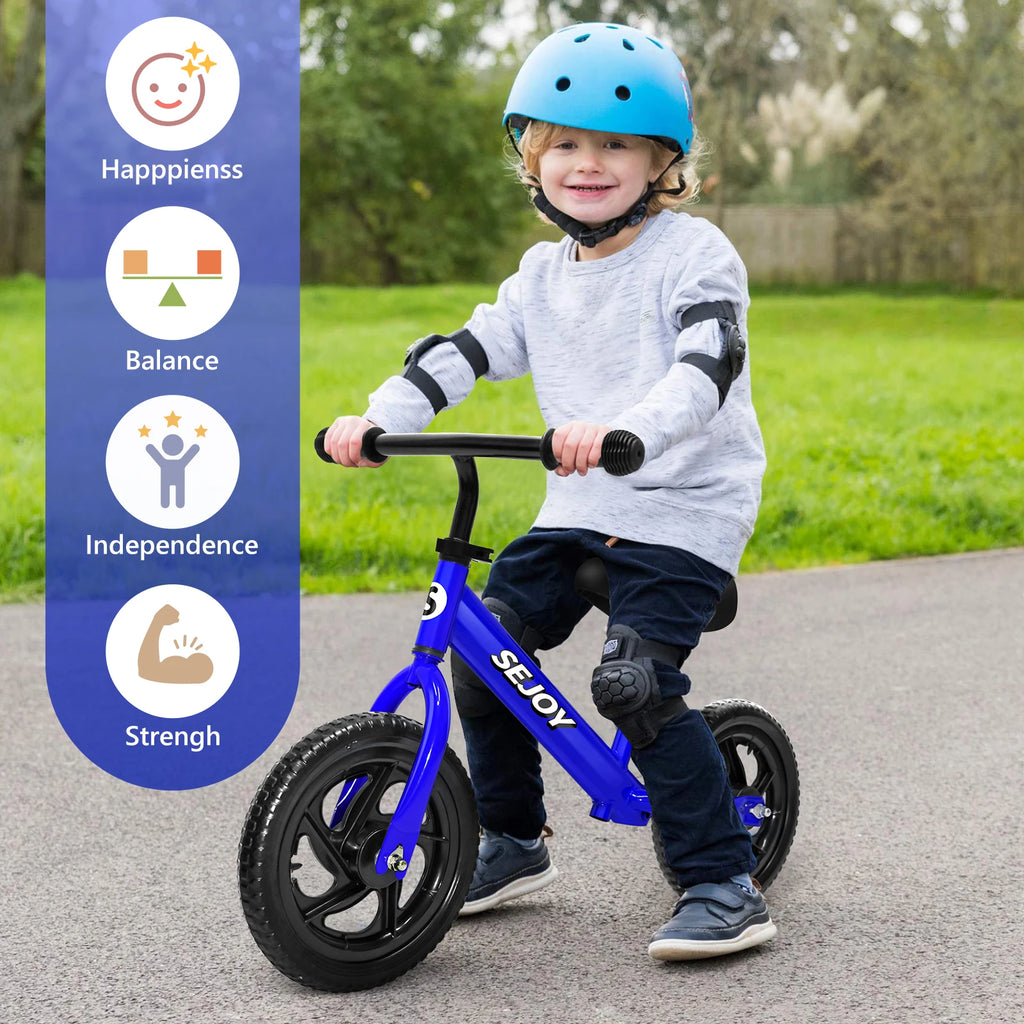 SEJOY Balance Bike for Kids Toddler Training Bicycle  for Ages 3-6 Years Old Outside Bike Toy Scooter Saddle Height Adjustable