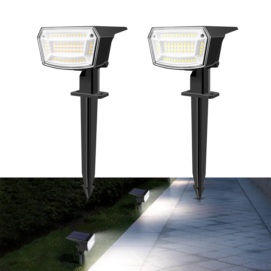 Solar Light Outdoor Waterproof Courtyard Path Lights Auto On Off Night Lighting Garden Decoration Lawn Lamp Spotlight