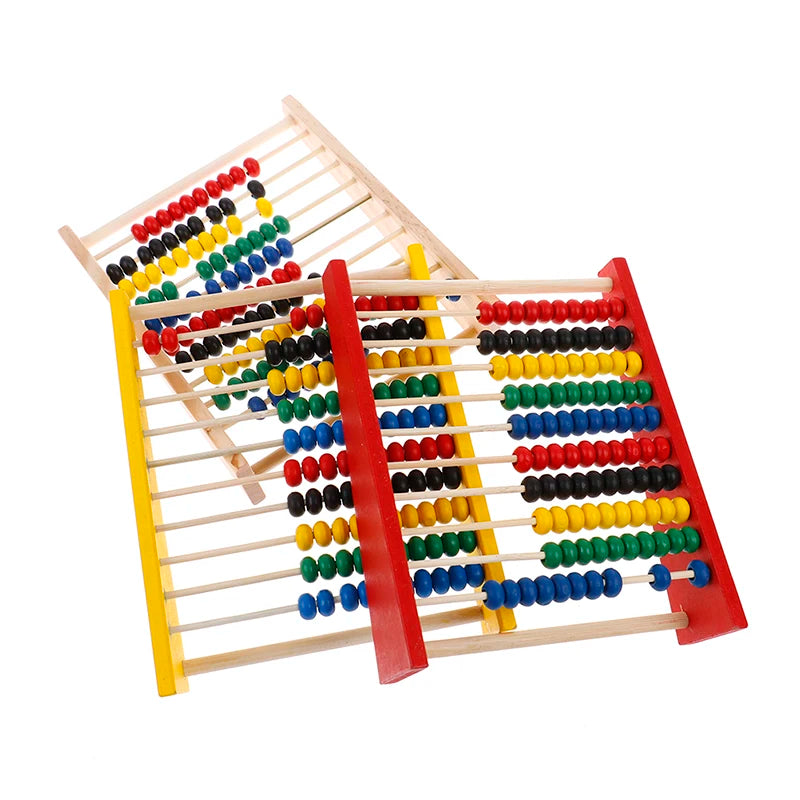 Intelligence Development Wooden Abacus for Kids Mathematics for 3-6 Year Olds
