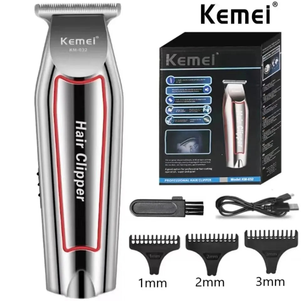 KEMEI Profession Hair Trimmer Electric Beard Trimmer For Men Hair Clipper Hair Cutter  Machine Hair Cut Grooming Kit  KM-032