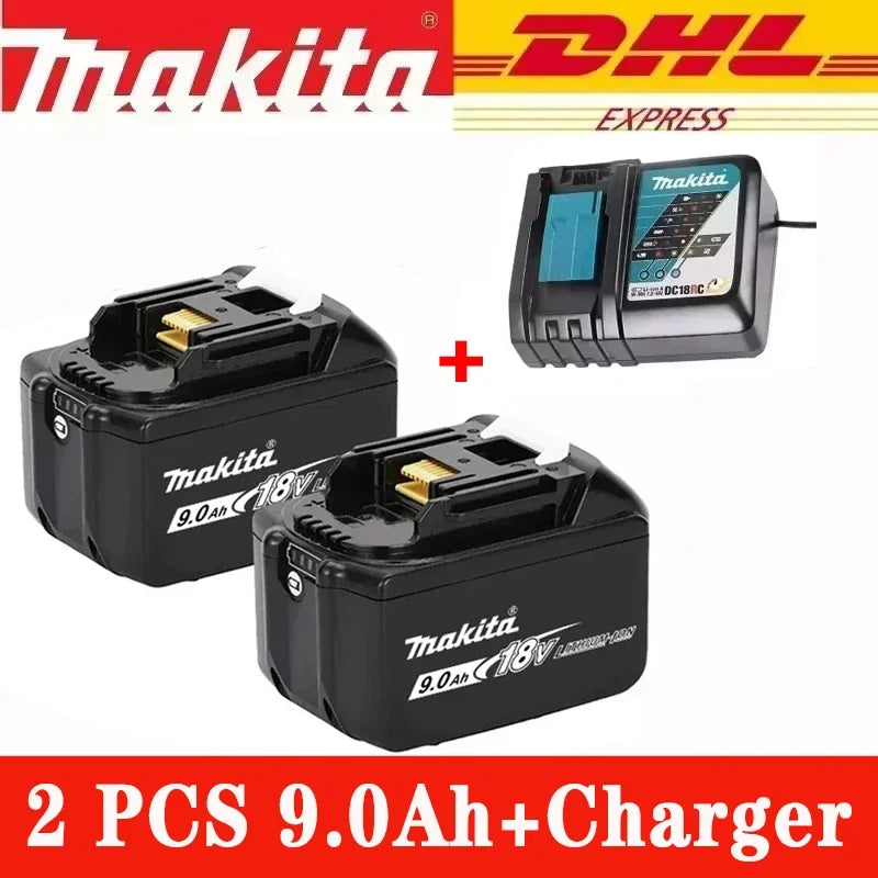 Original Makita 18V 5.0Ah 6.0Ah Rechargeable Battery, for Makita Tool BL1830B BL1840 BL1840B BL1850 BL1850B 18650 18V Battery