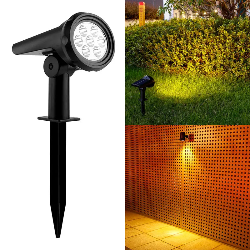 Solar LED Spotlights (7/10 LED) Intelligent Light Control, Weatherproof, Multiple Colors. Ideal for Garden ,Outdoor Lighting
