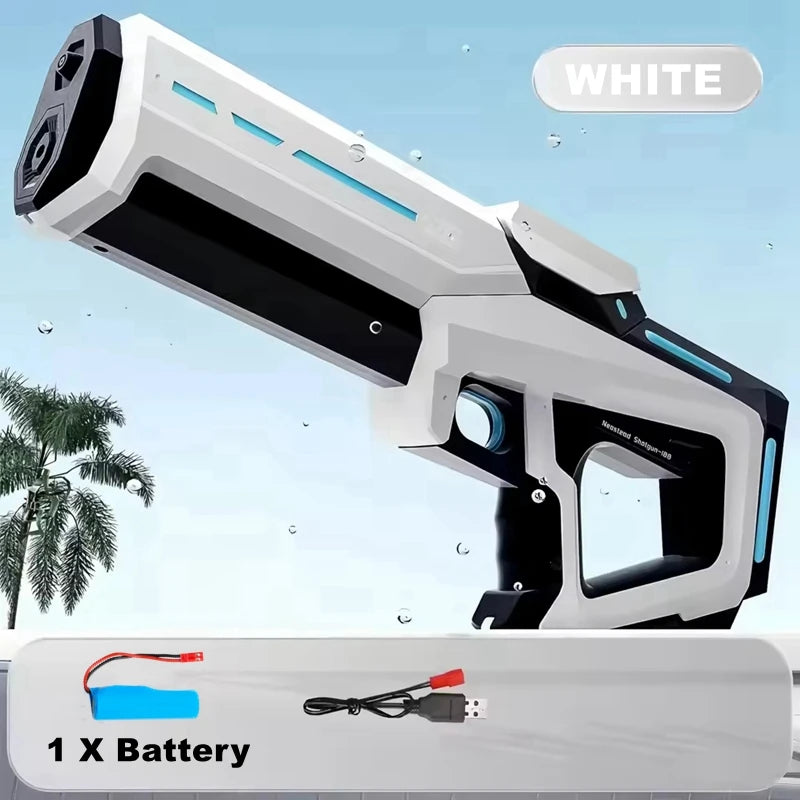 Electric Water Guns For Adults Kids Powerful Squirt Automatic Water Suction Water Blasters Summer Outdoor Beach Toy Kids Gift