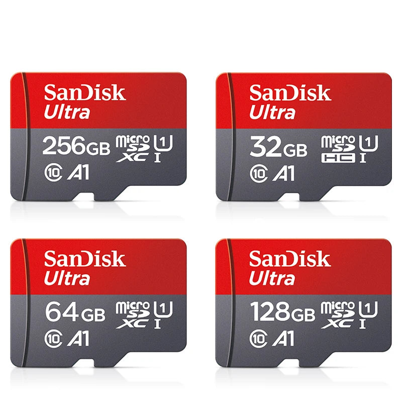 TFcard 64GB 16GB 32GB Memory Card 128GB Class 10 Microsd SD Card 100MB/S UHS-I A1 Card + Adapter for Phone/PC Standard Shippin