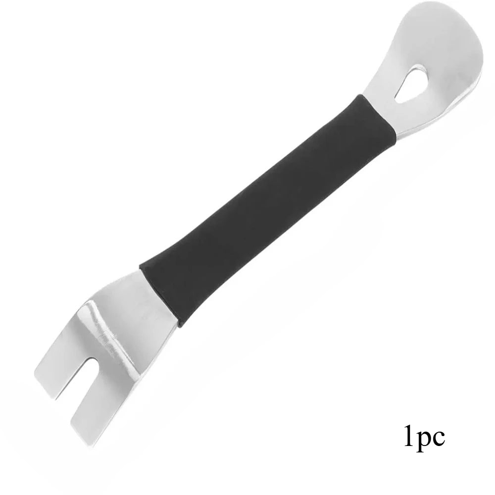 1PC Stainless Steel Car Audio Removal Tool - Pry Bar for Door Panel, Radio, Interior Trim Disassembly